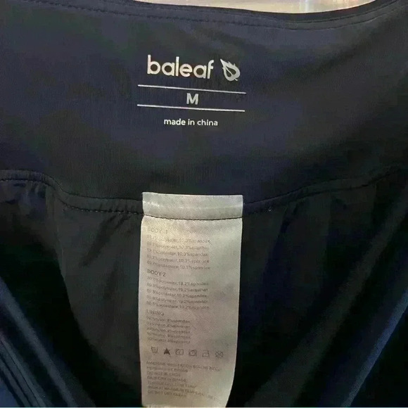 Women’s Baleaf Workout Shorts, Medium, Navy - Picture 6 of 7